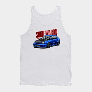 Subie Wagon (blue) Tank Top